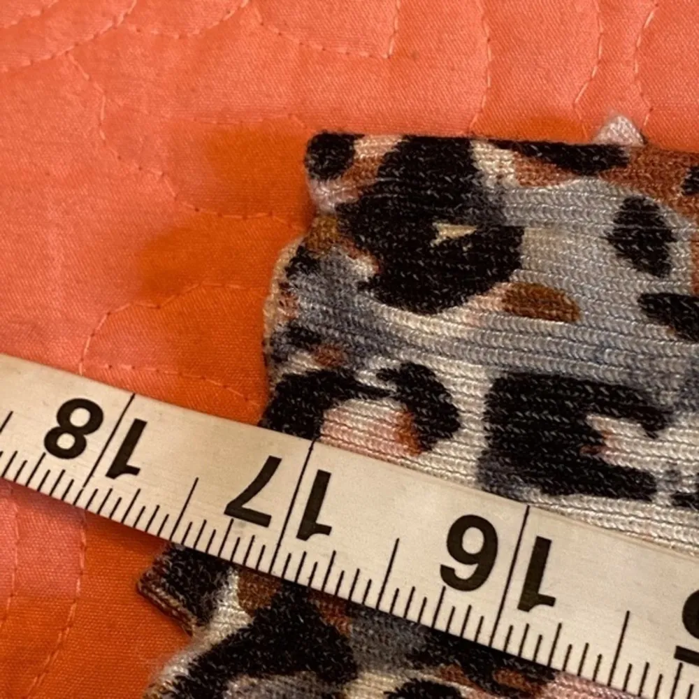 Women’s Cool Tones Animal Print Open Cardigan by Red Size XL - Image 8