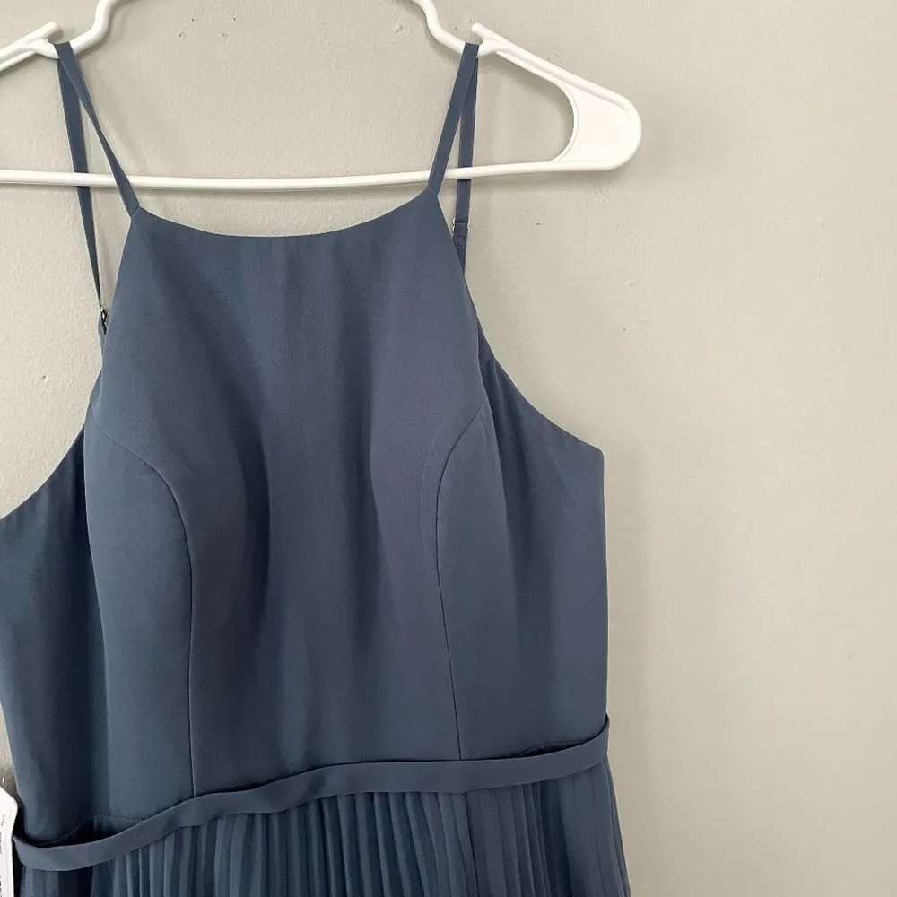 Azazie Lenon Midnight custom dress small bridesmaid formal prom dress adjustable - Image 4