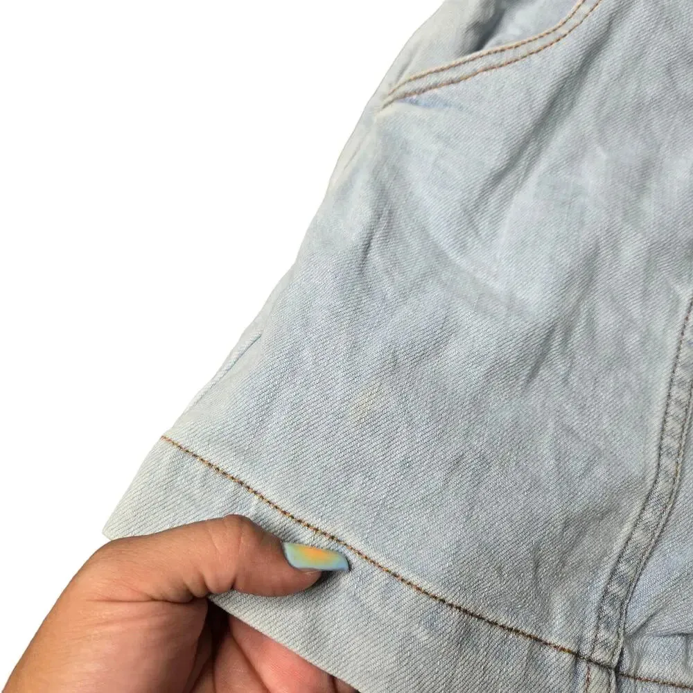 Ulla Johnson Kase Button-Front Foldover Shorts - Image 4