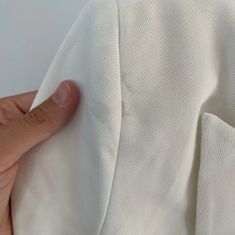 Marled Blazer NWT size XS White - Image 10