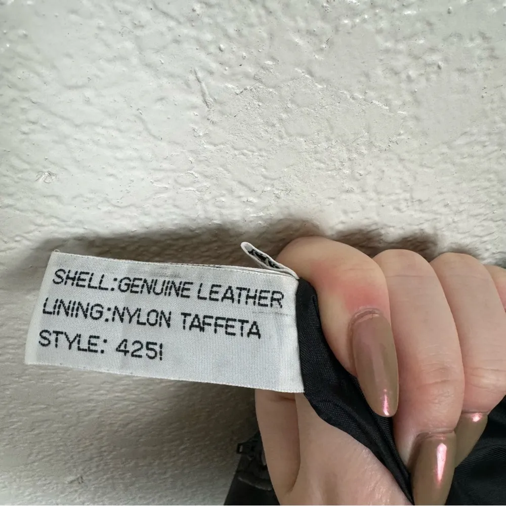 Wilson's Suede & Leather Vintage 100% Genuine Leather Skirt Size 6 - Image 4