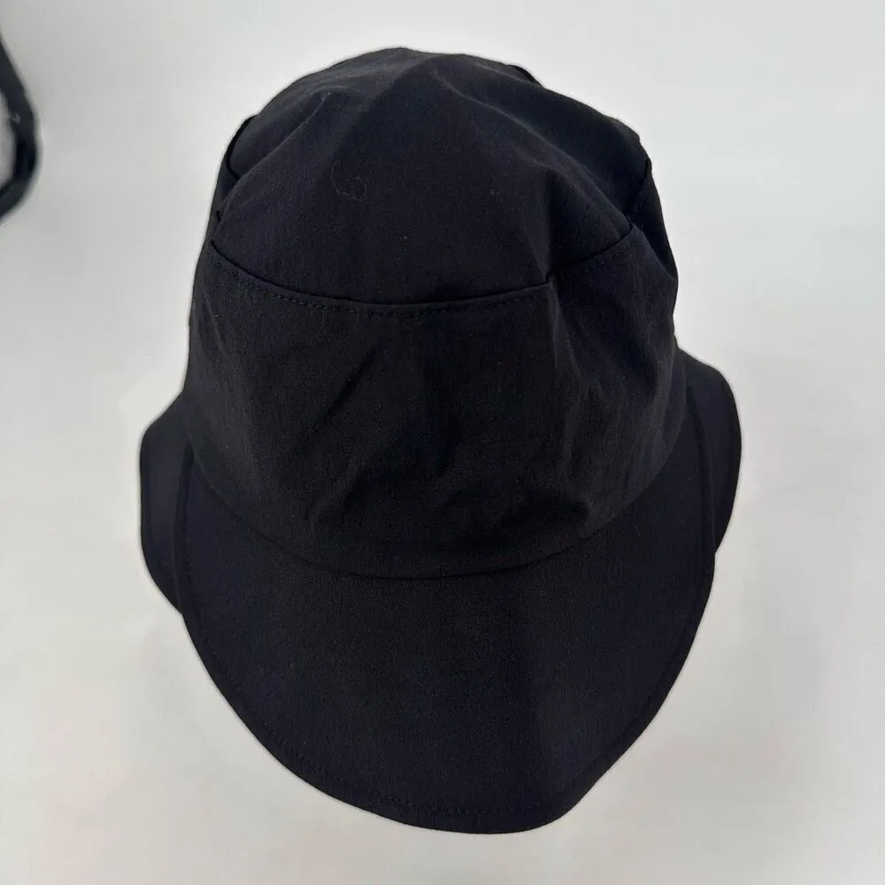 Lululemon Women's Wide Brim‎ Bucket Hat Black Small Medium - Image 5