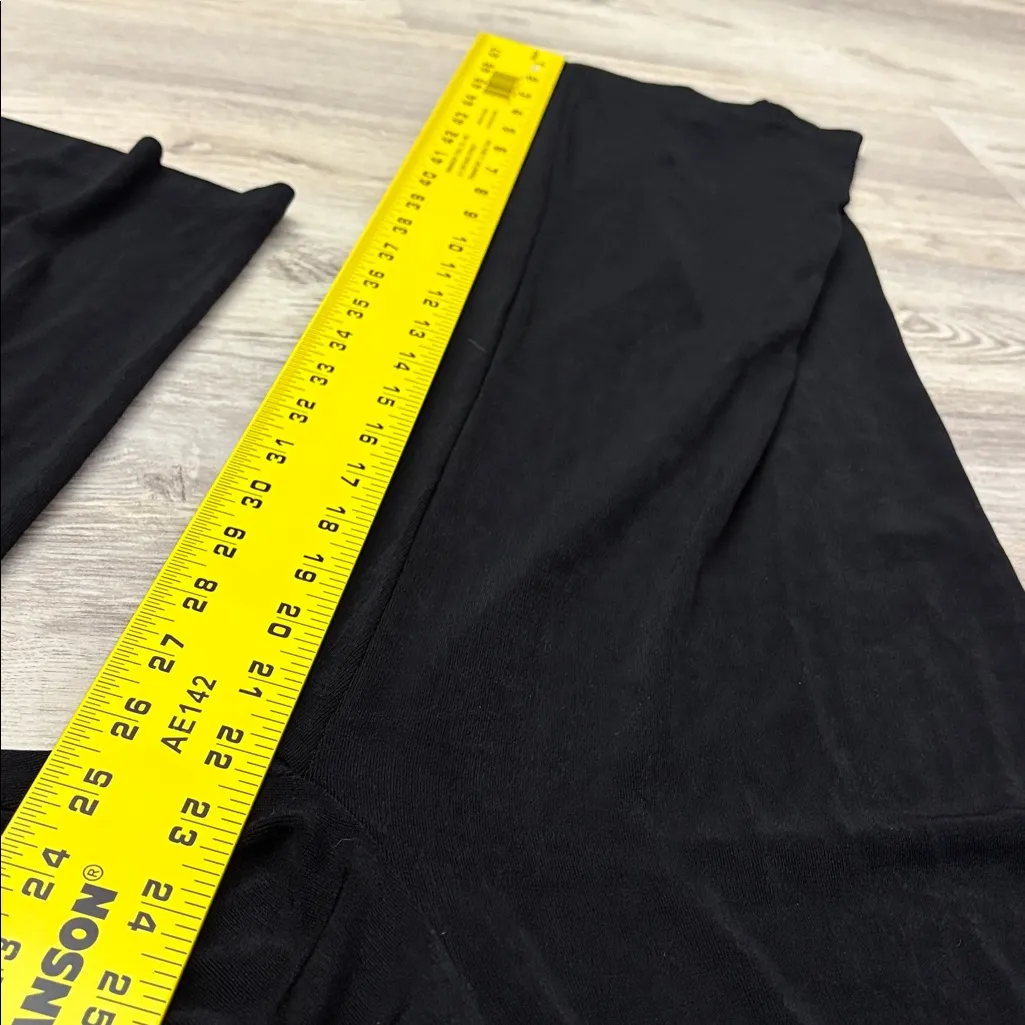 Dana Buchman Black Cropped Travel Anywhere Pull On Elastic Waist Pants Size S - Image 9