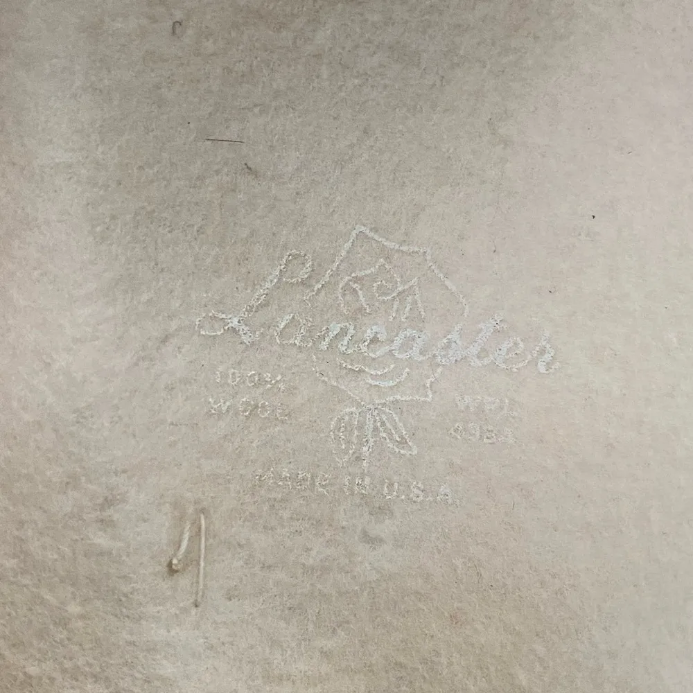 Vintage 50/60s Don Anderson wool cream hat with black ostrich feathers and veil - Image 9