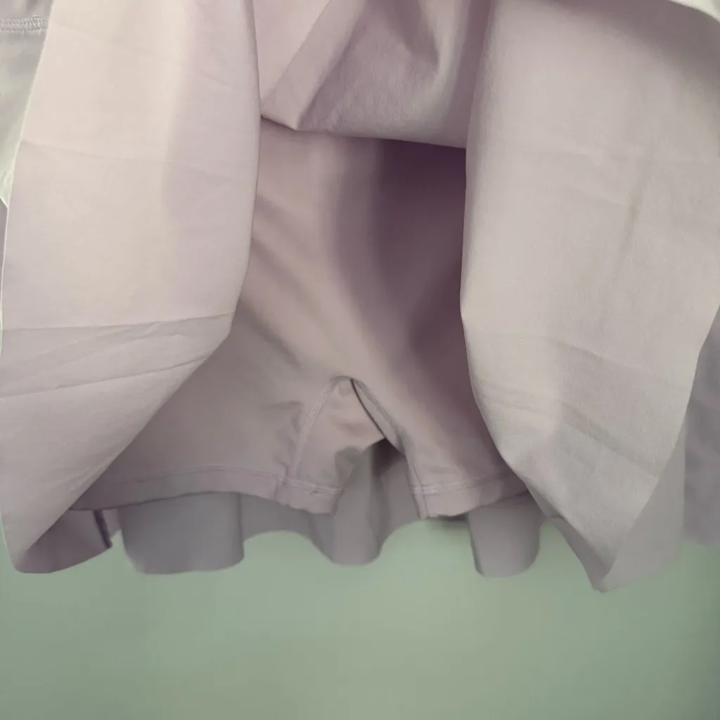 Nike Medium Skort Lilac Lavender Pickleball  Tennis Preppy Pleated Athletic - Image 3