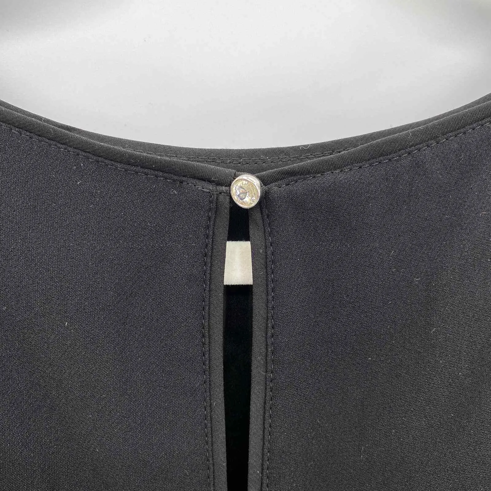 Lafayette 148 Minimalist Capsule Dress Womens 2 Black Acetate Polyester - Image 4