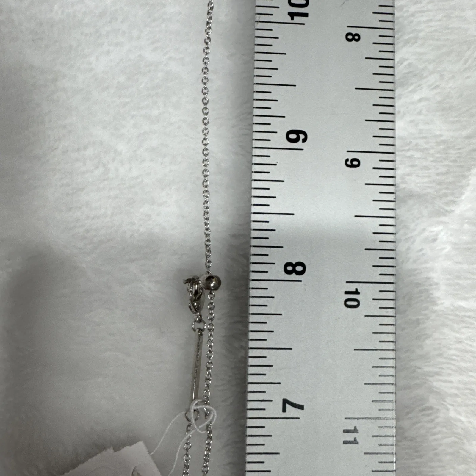 Kendra Scott Letter Y Disc Pendant Necklace Rhodium Black Mother-Of-Pearl Silver - Image 7