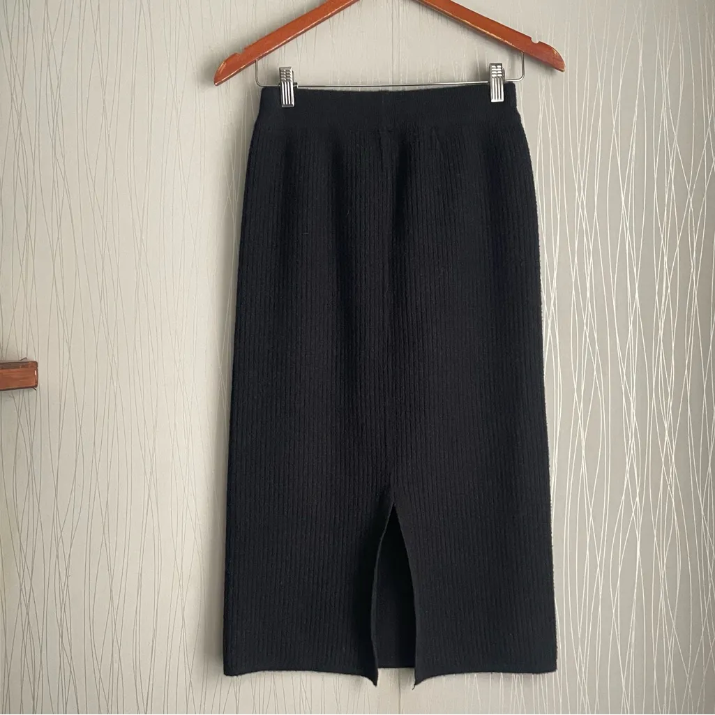 Ébure Knit Knee Length Midi Shirt Ebure Ebure Gray - Image 7