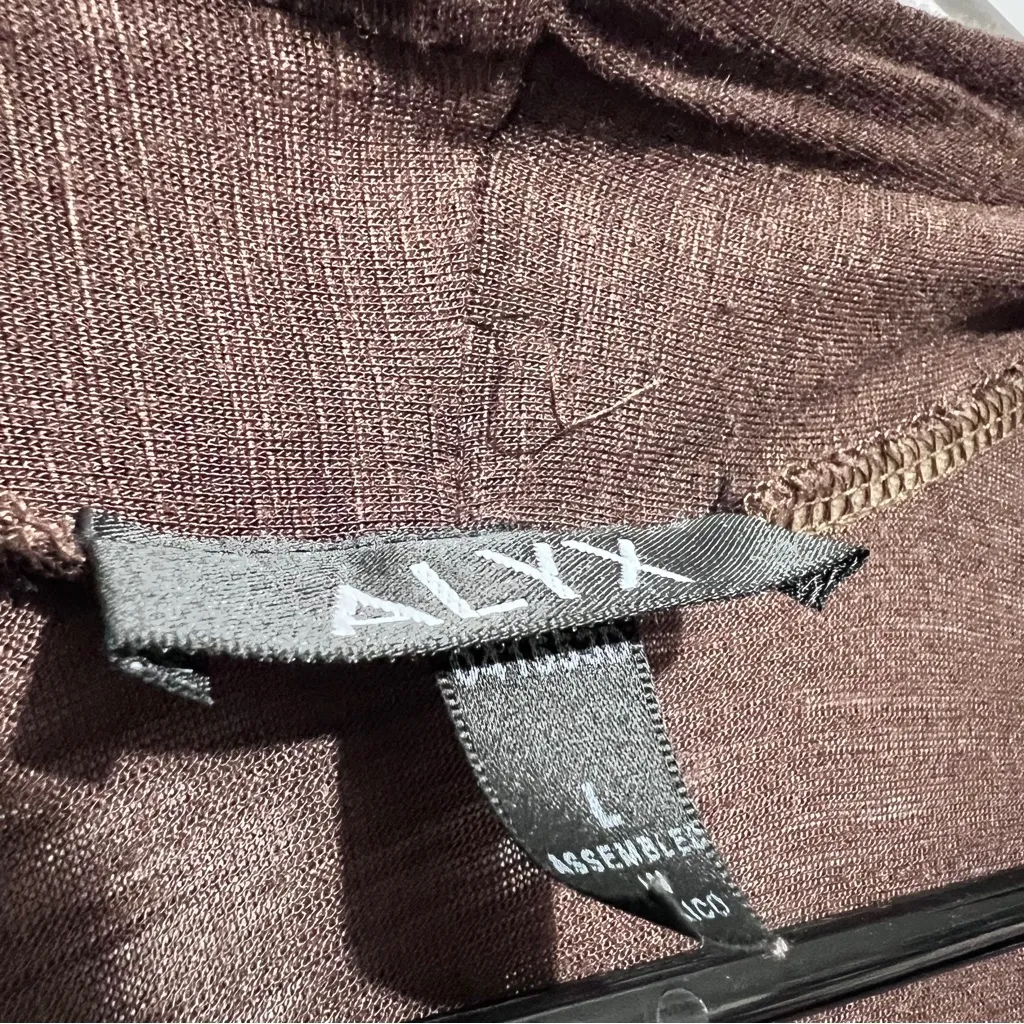 Brown layered vest with a boho vibe #festivalvibes ALYX size L :Box OW4: Size L - Image 2