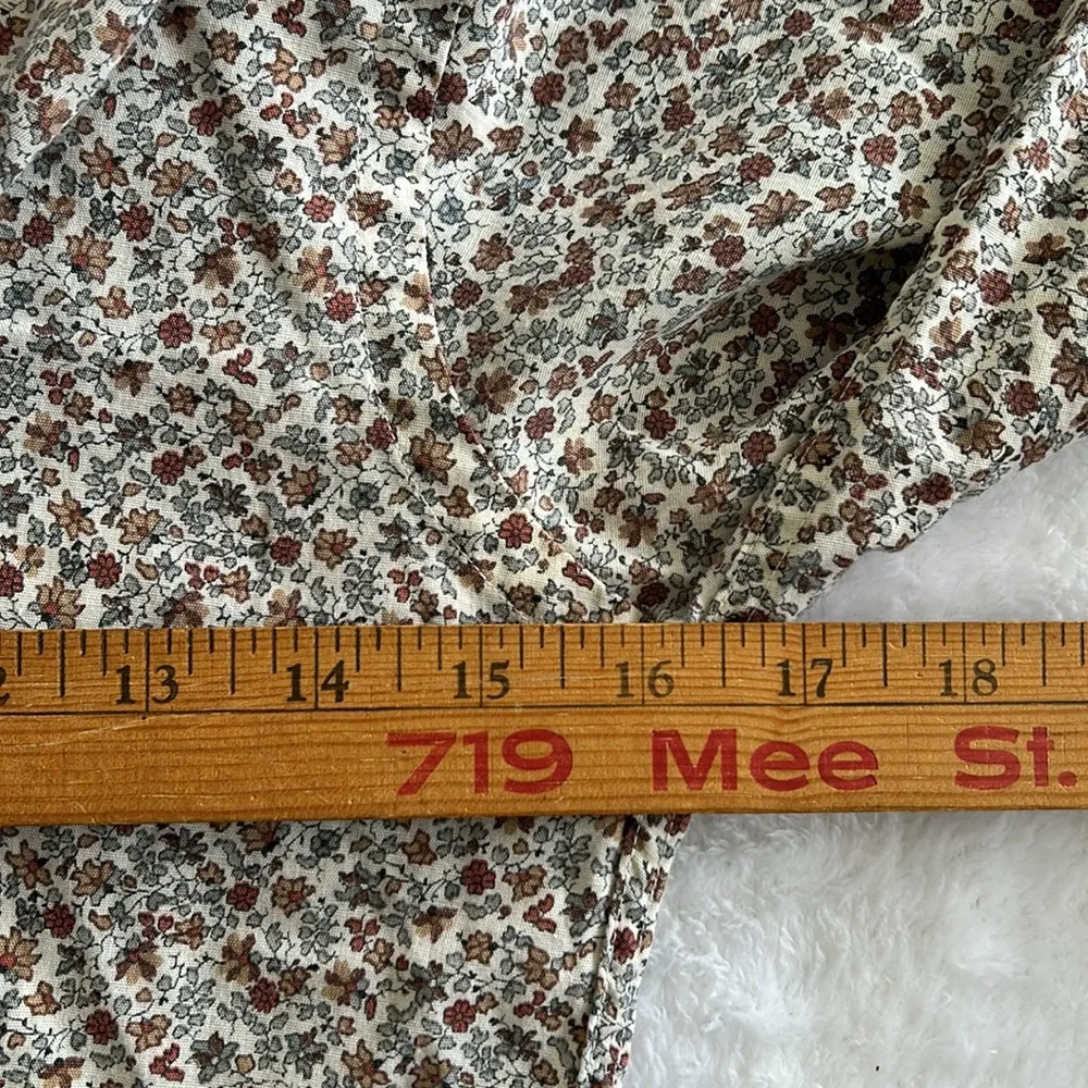 Vintage | Ms Sero Shirtmakers | The Talbots | Brown Floral Print | Women’s 6 - Image 7