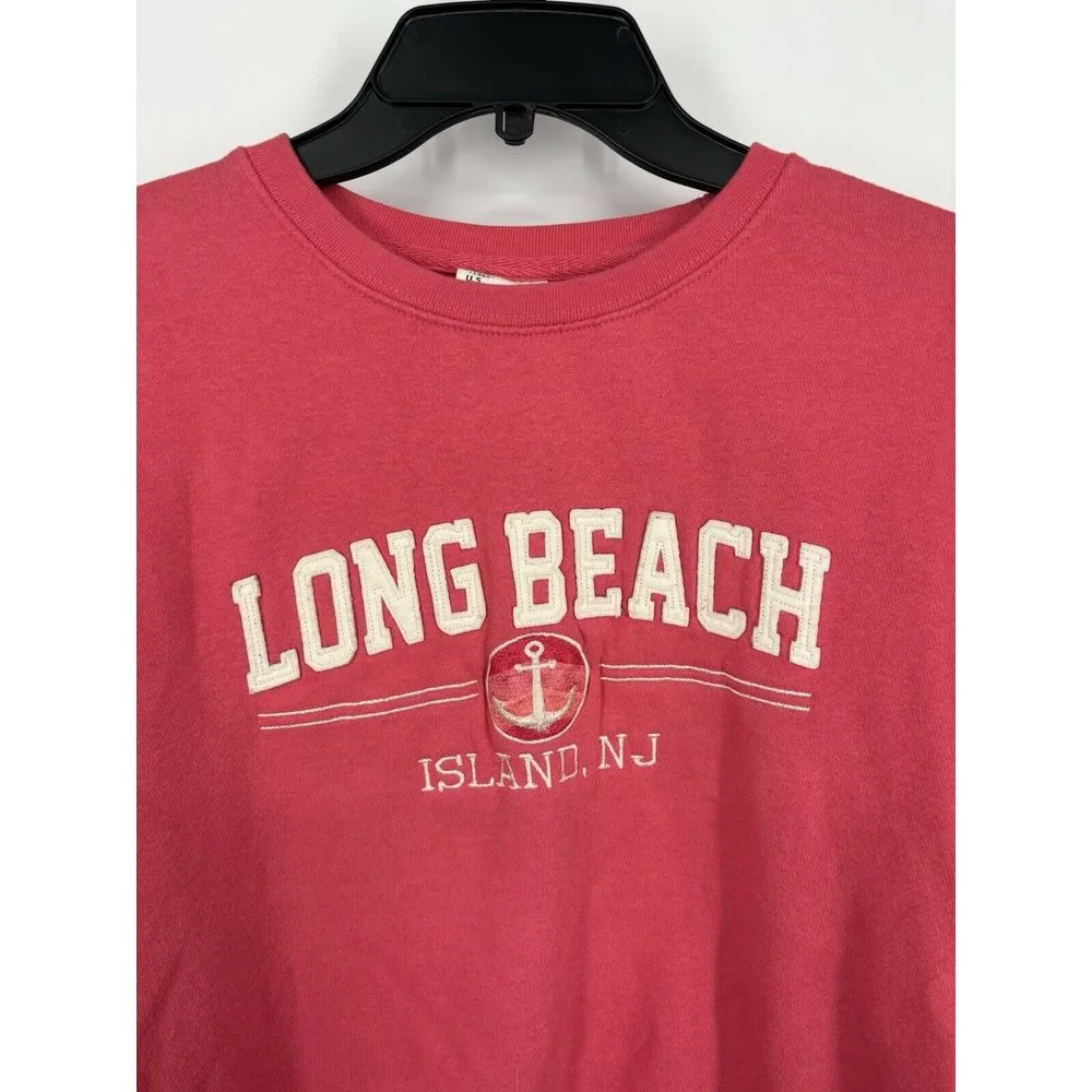 Long Beach Island NJ LBI‎ New Jersey US Vintage Embroidered Crewneck Sweatshirt - Image 5