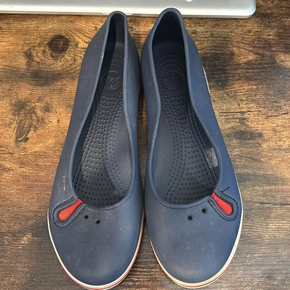 Crocs Crocband Blue slip on shoes size 9 - Image 2