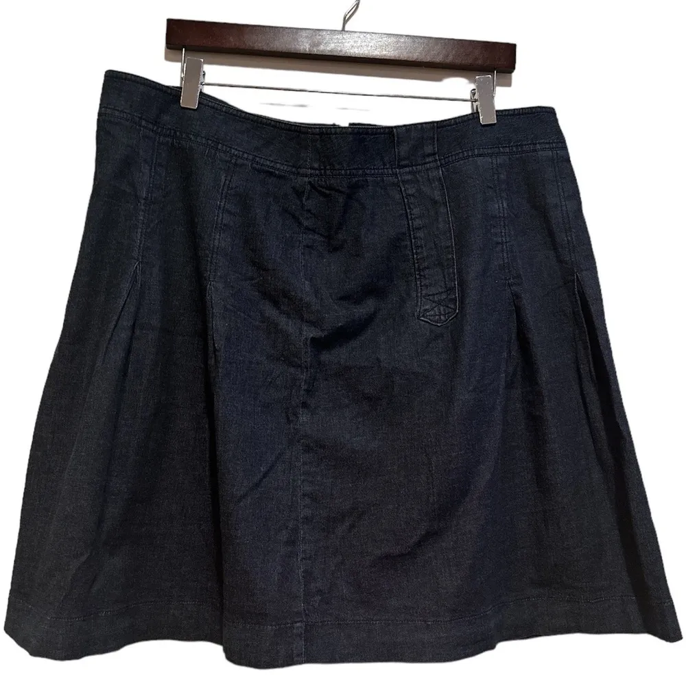 💙SALE 3/$25 INC INTERNATIONAL CONCEPTS WOMAN BLUE DENIM LIGHTWEIGHT SKIRT 16W - Image 2