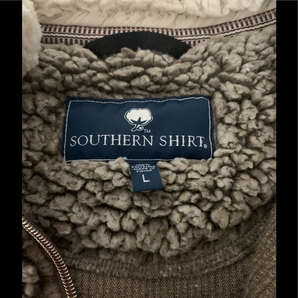 Southern Shirt Company 1/4 Zip Sherpa Pullover - Image 7
