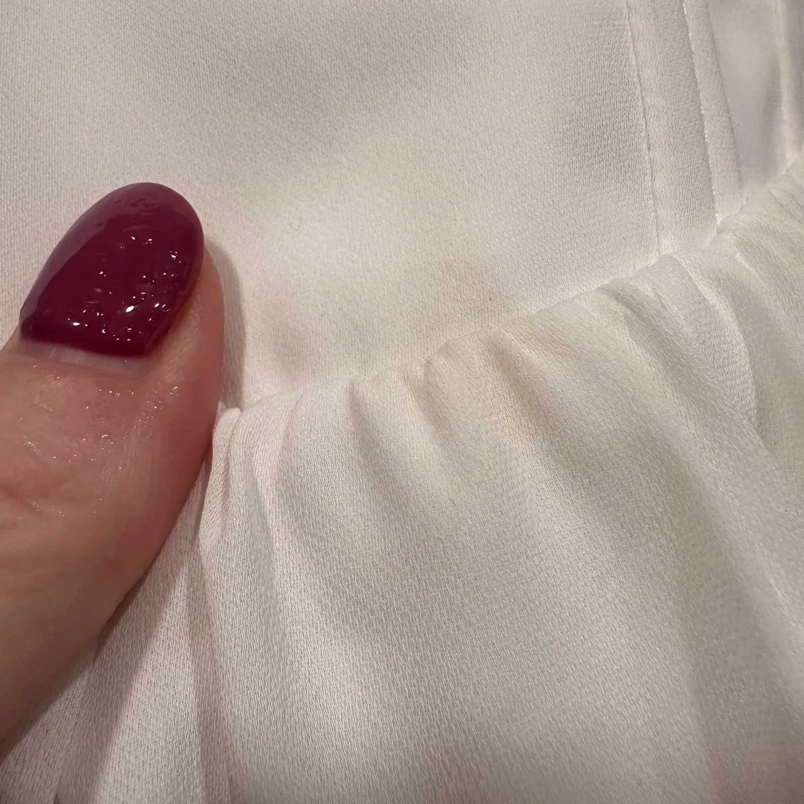 Show Me Your Mumu Nina White Corset Smocked Back Mini Dress Size S Coquette - Image 7