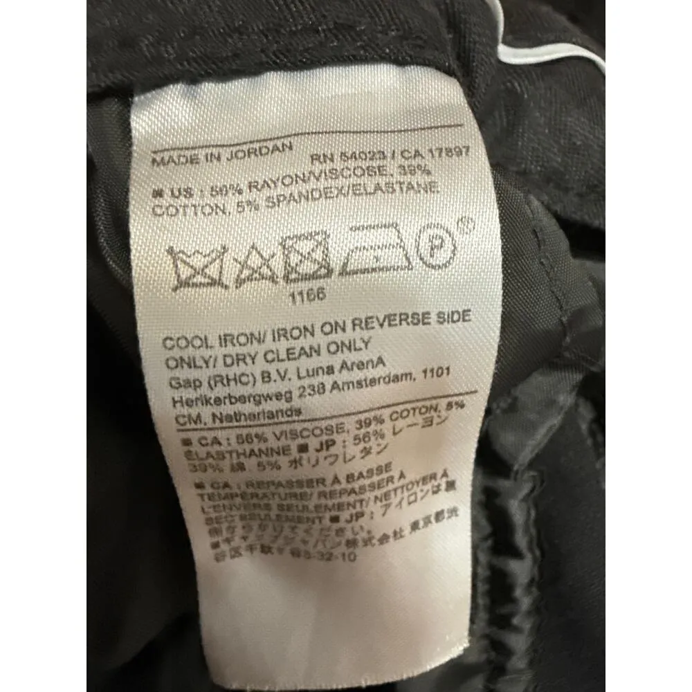 Banana Republic Sloan Women's Black Skinny Cropped Trousers Pants Size 00P - Image 5