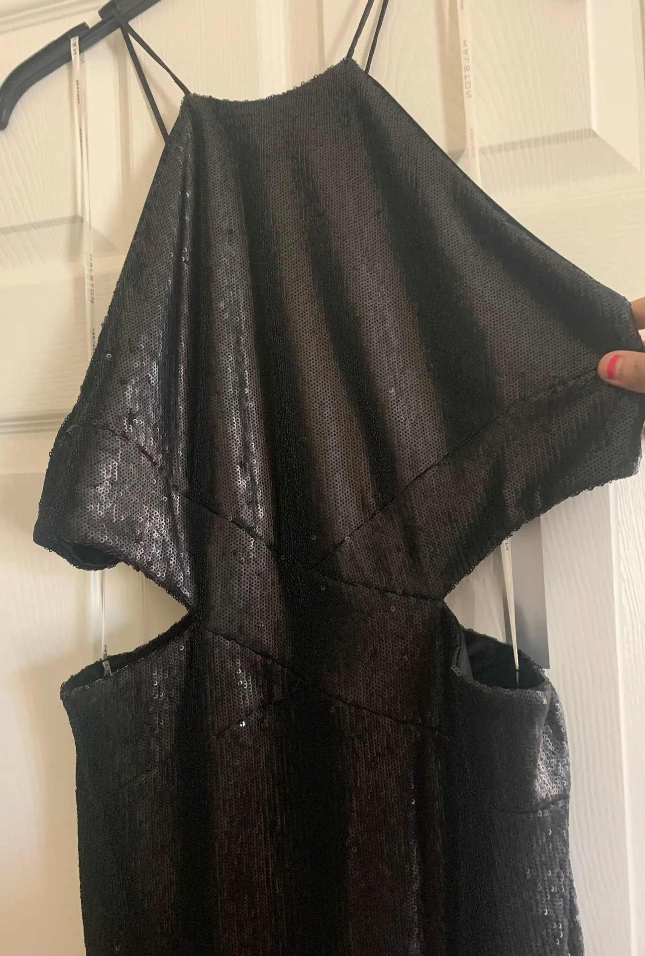 Sequin Cut Out Dress - Image 5