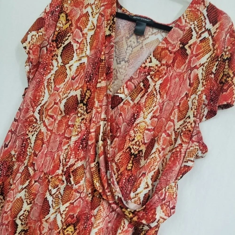 Plus- Ashley Stewart Animal print Dress - Image 2