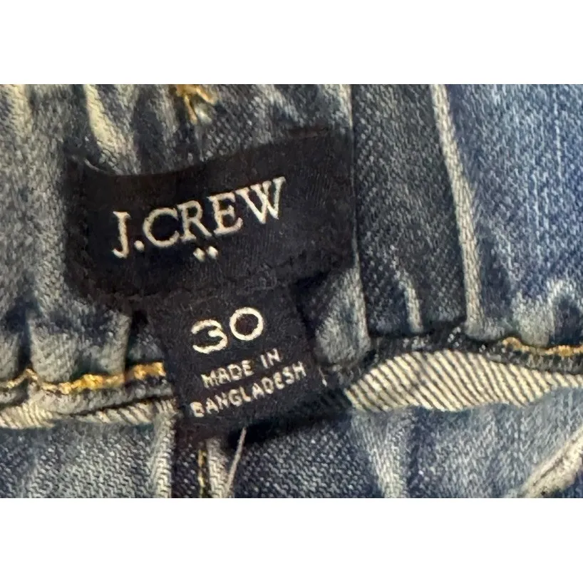 J.Crew Women's Shorts Drawstring Waist Denim Pull On 5" in Pockets Blue 30 NWT - Image 5