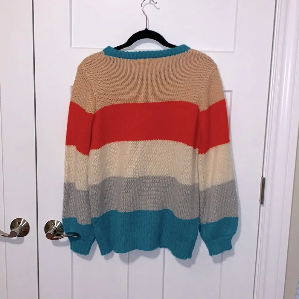 Happy Days Striped Knit Sweater - Image 3