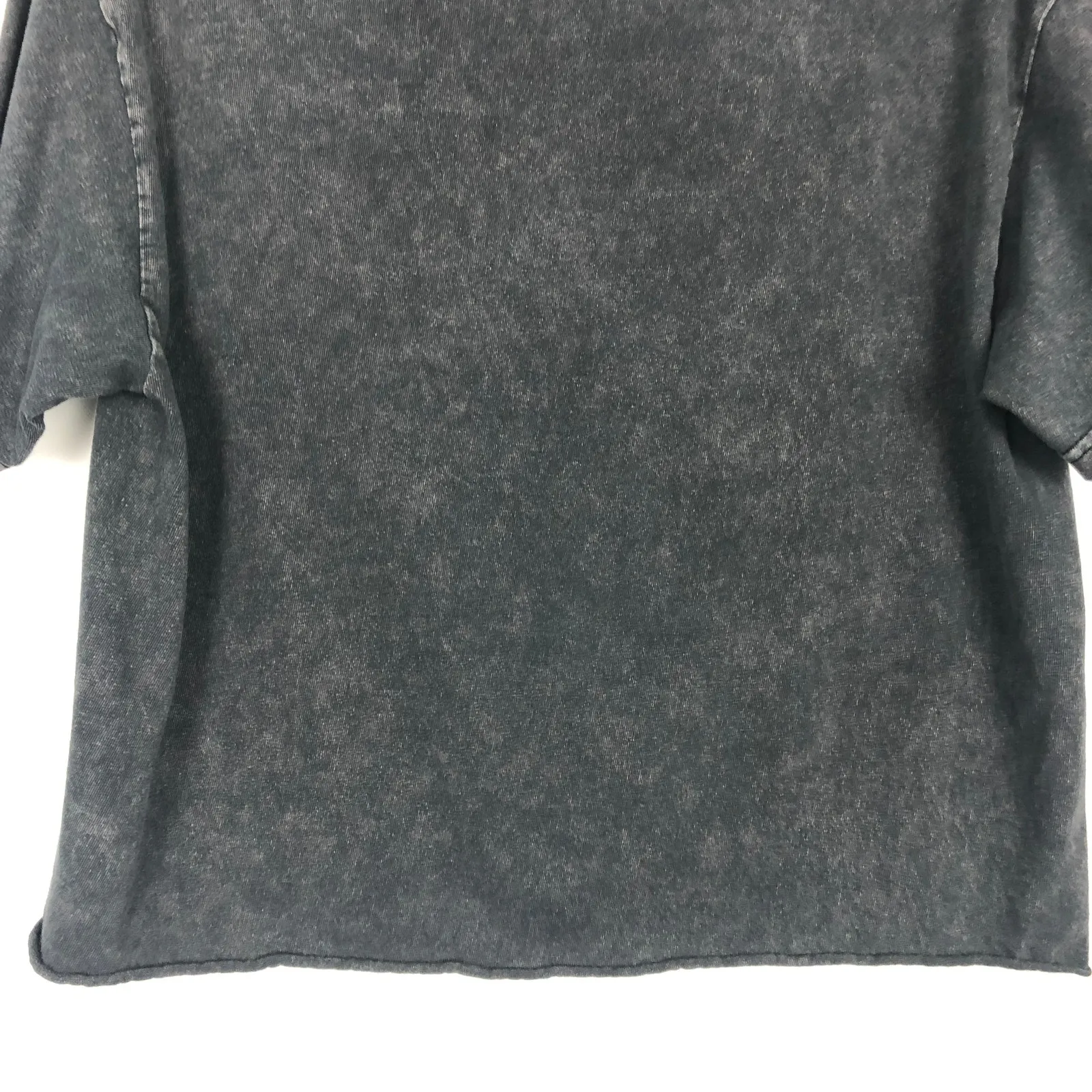 J. Galt Stonewash Crop Top Crew Neck Size Small - Image 9