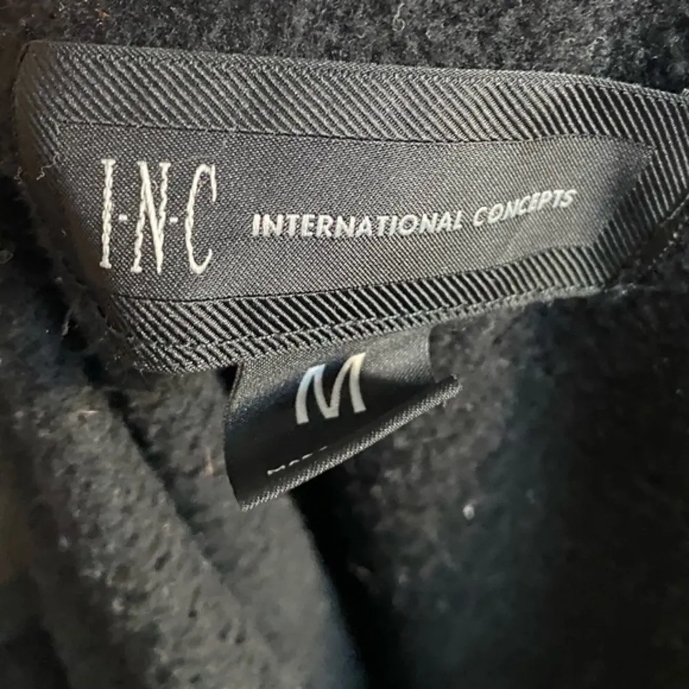 INC • Black Zip Up Coated Jacket - Image 5