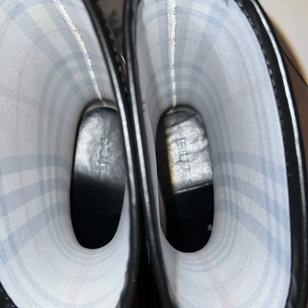 Burberry Haymarket classic rubber rain boots women’s size 38 made in Italy - Image 10