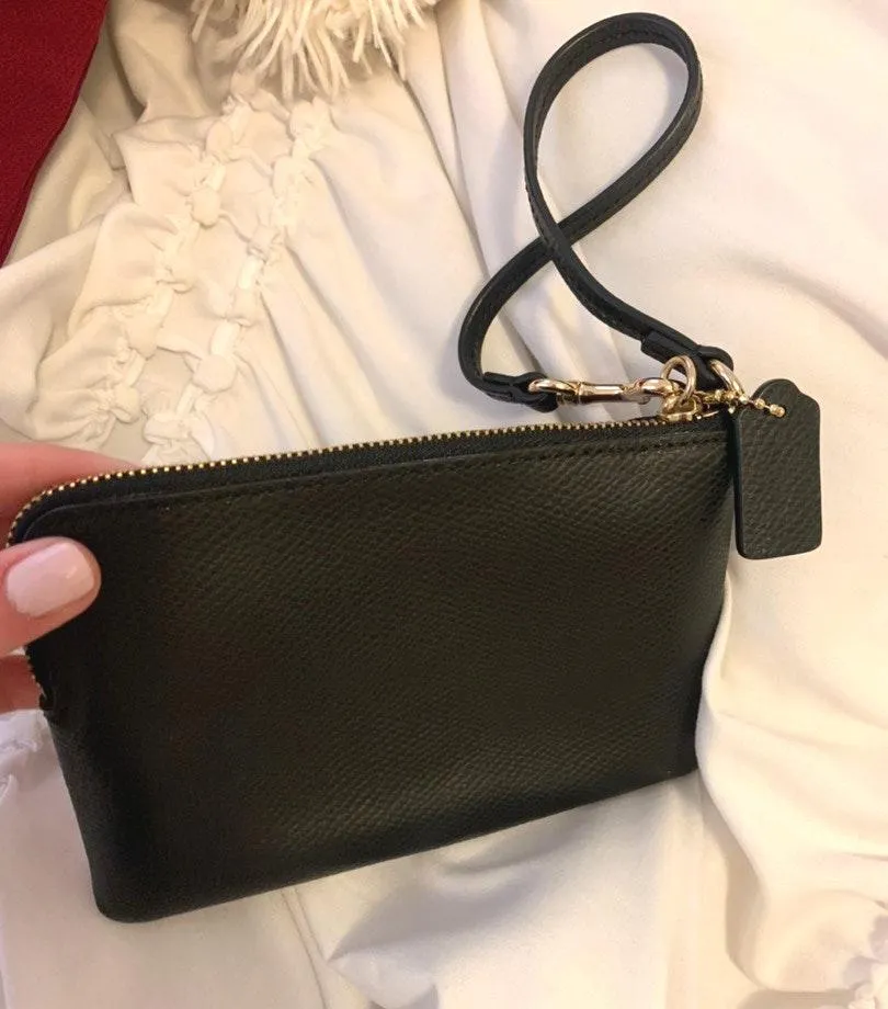 Coach Black Wristlet / Clutch Wallet - Image 2