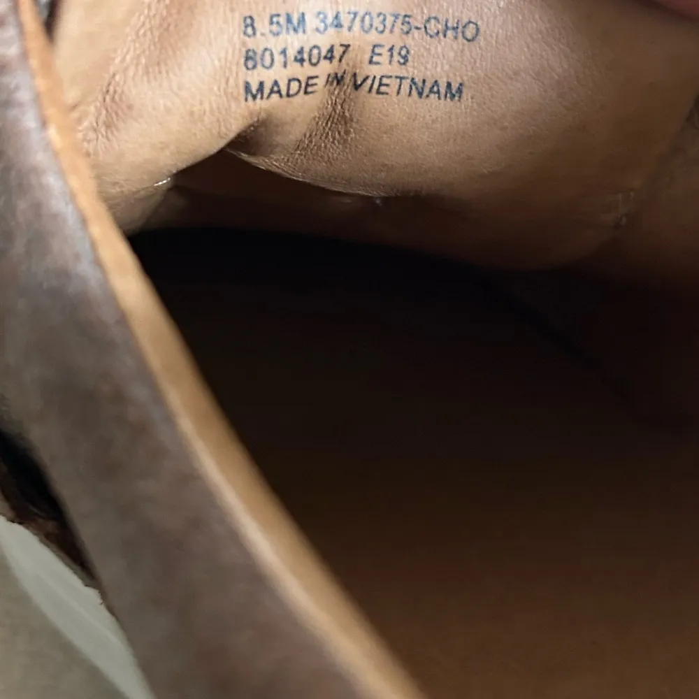 FRYE Ivy Gore Distressed Leather Slip-On Sneakers Brown Size 8.5 - Image 9