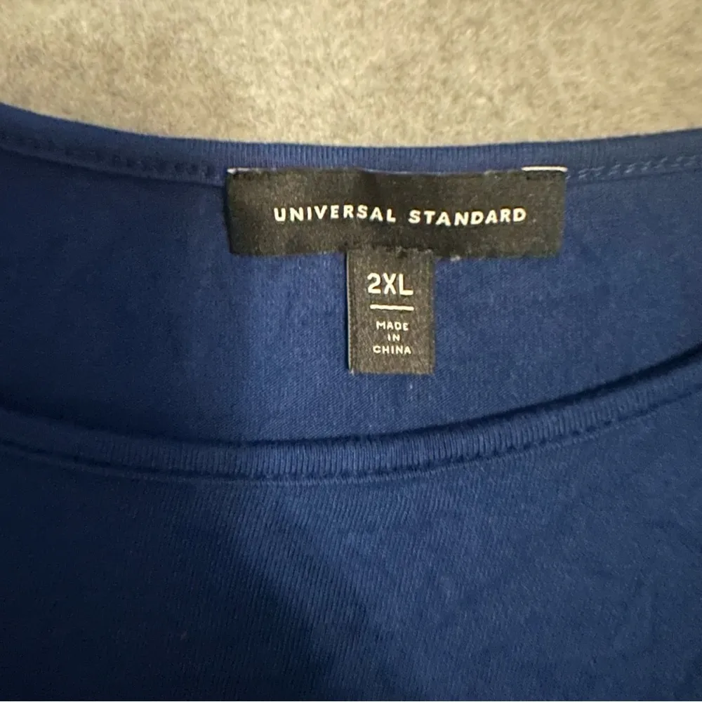 Universal Standard asymetrical royal blue top size  2XL - Image 5