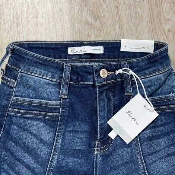 Maurice's KanCan High Rise Skinny Jeans Stretch Dark Wash Women's Size 24x29 New Blue - Image 7