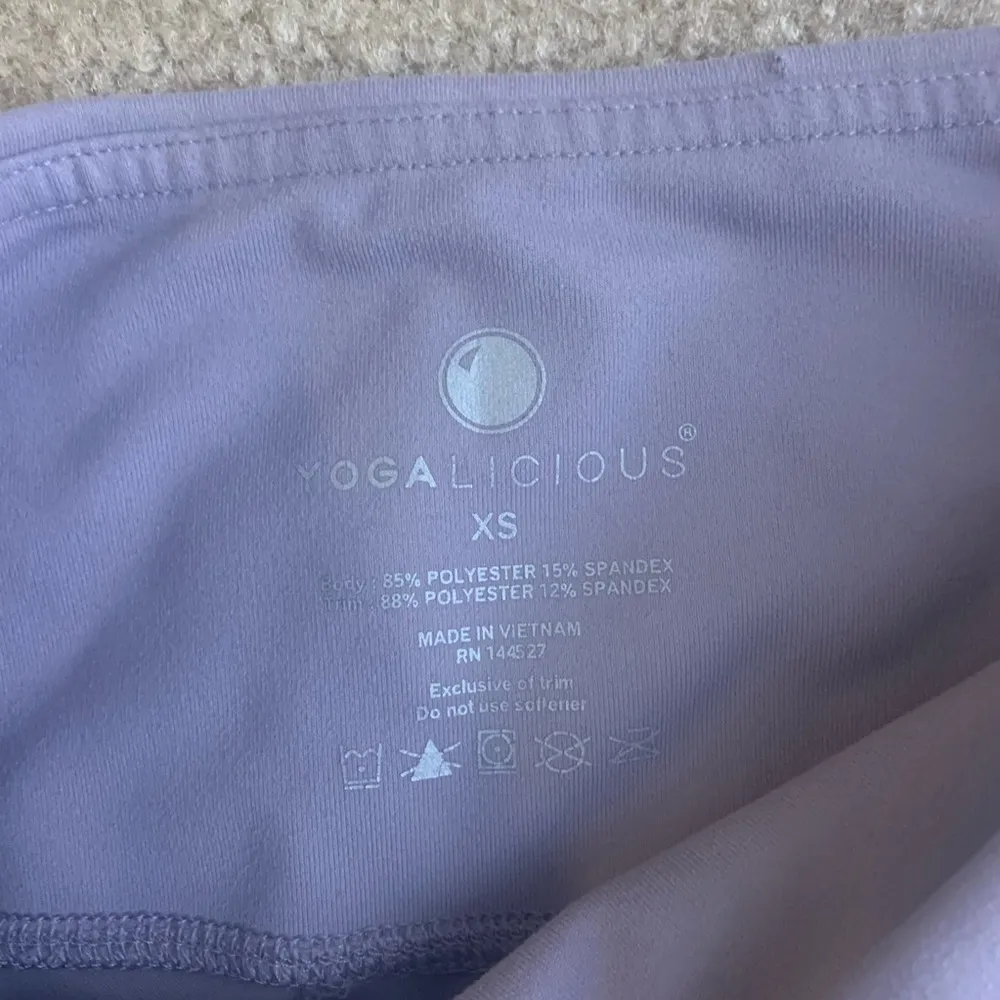 Yogalicious lavender mesh athletic leggings - Image 2