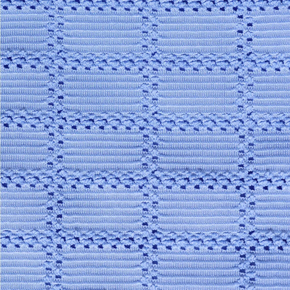 Berlook Light Blue Mesh Panel Bikini Set Size L - Image 5