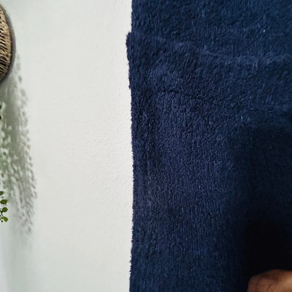 NEW Free People Claire One-Piece Jumpsuit Strapless Terry Navy Indie Sleeze XS - Image 8