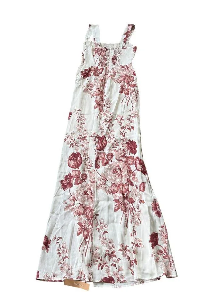 NEW Reformation Isolene Satin Dress Crista Floral - Image 2