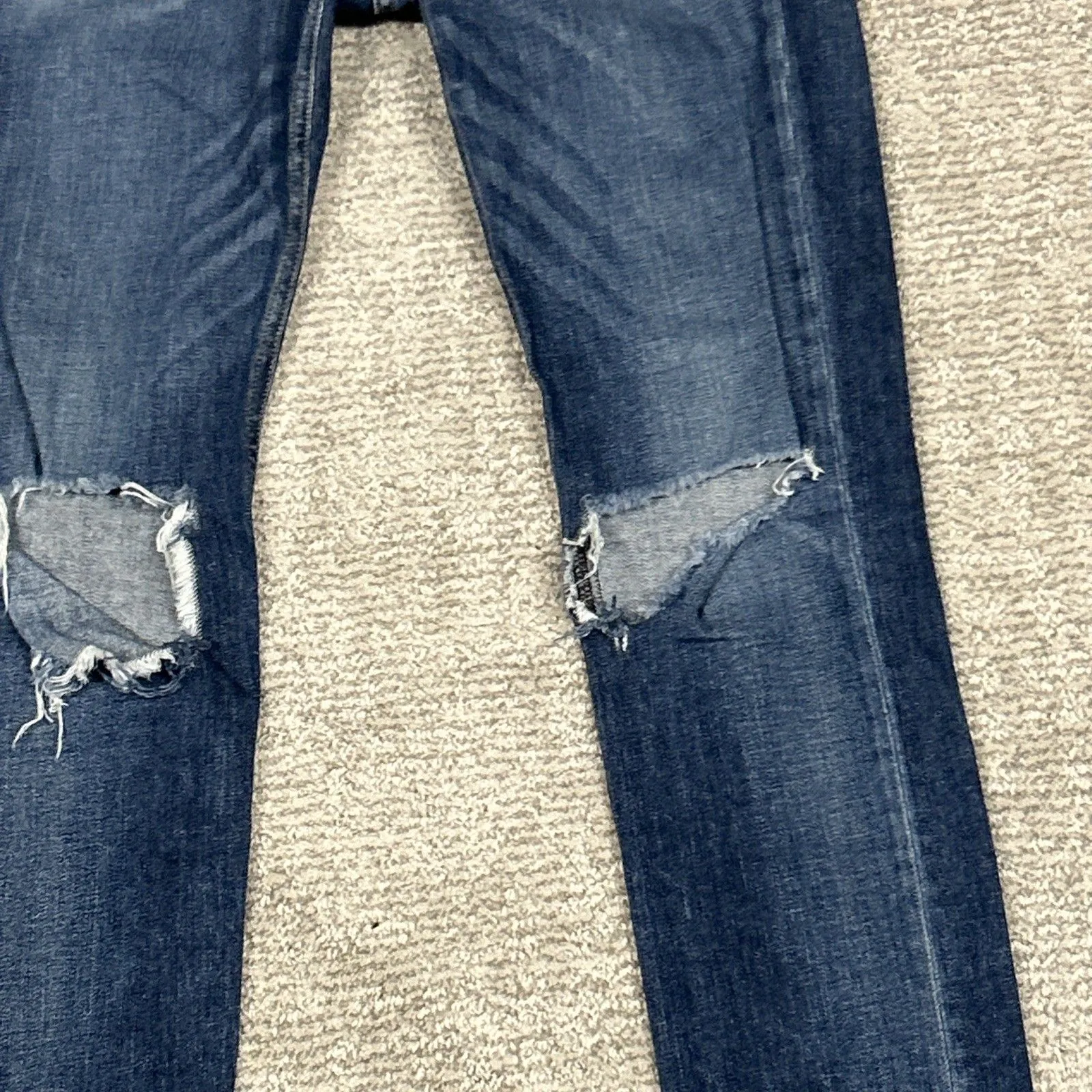 Rag & Bone Jeans Womens 26 Distressed Dre Mabel Slim Fit Ankle Mid Rise USA - Image 3