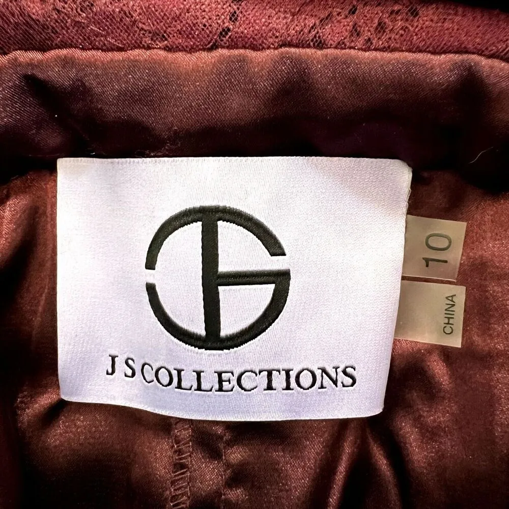 JS Collections Lace Mermaid Dress - Image 10