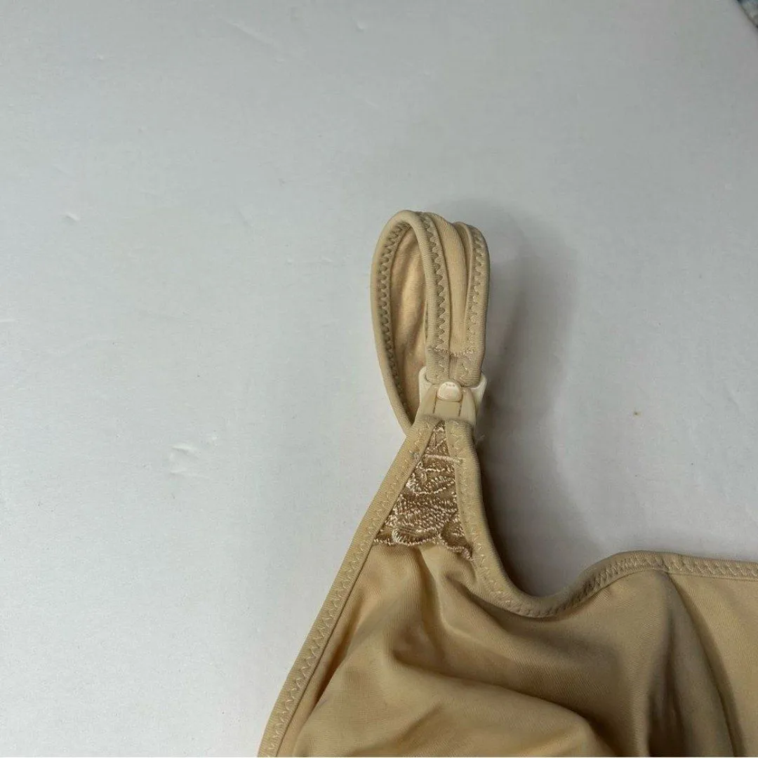 Motherhood Maternity tan unlined Seamless T-Shirt Bra 36D - Image 3