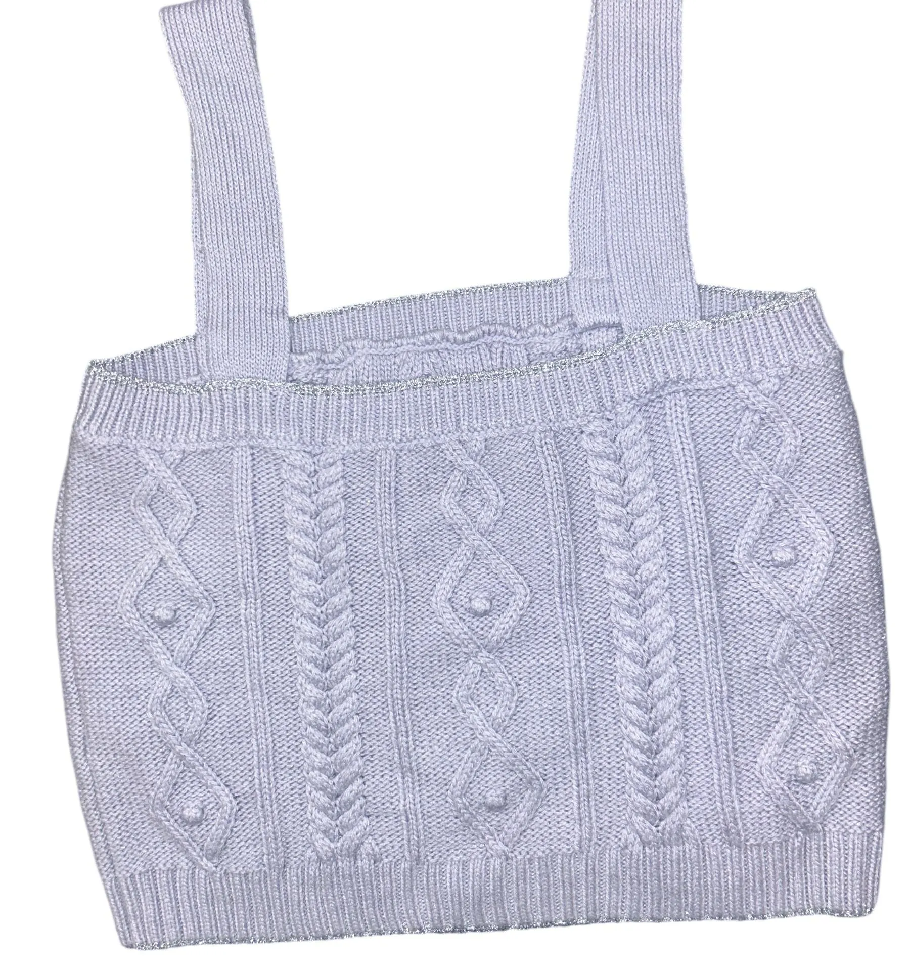 ZARA  lilac knit cami size M - Image 2