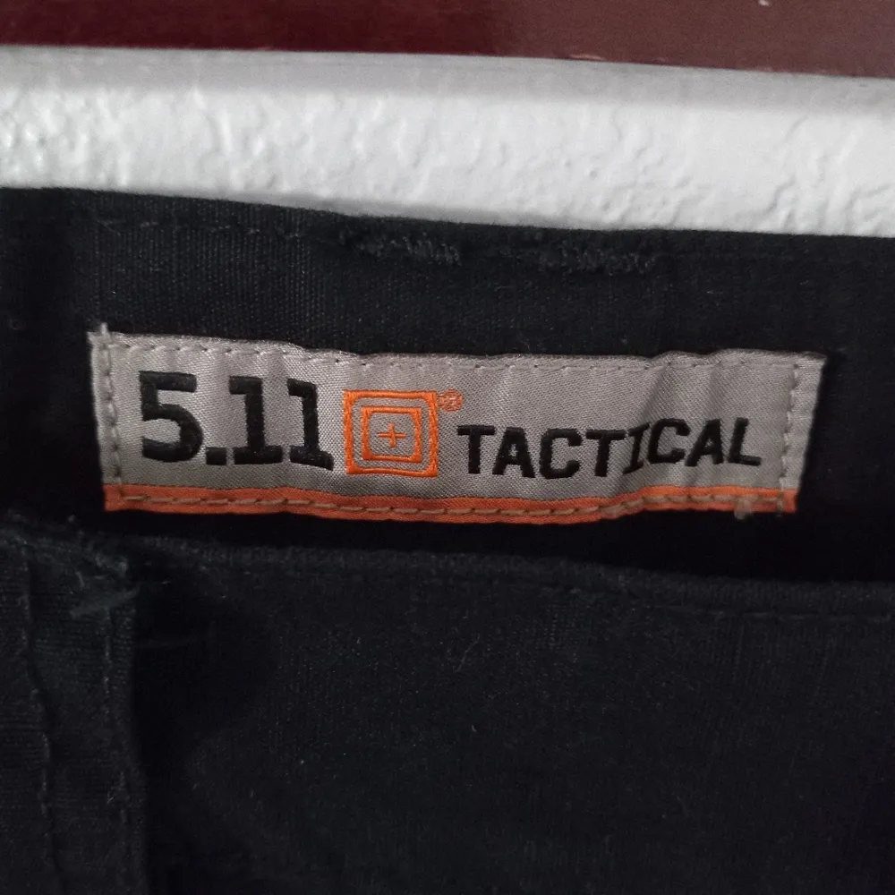 5.11 Tactical Flex-Tac TDU Ripstop 6 Women's Cargo Tactical Pants in Black - Image 16