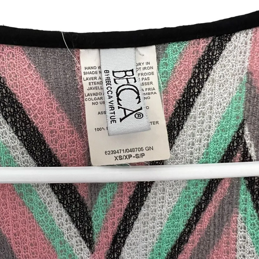 Becca Chevron Swim Beach Cover Up - Image 5