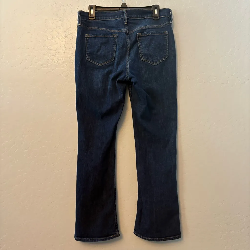 ⭐️Old Navy dark wash boot cut jeans size 8 short - Image 9