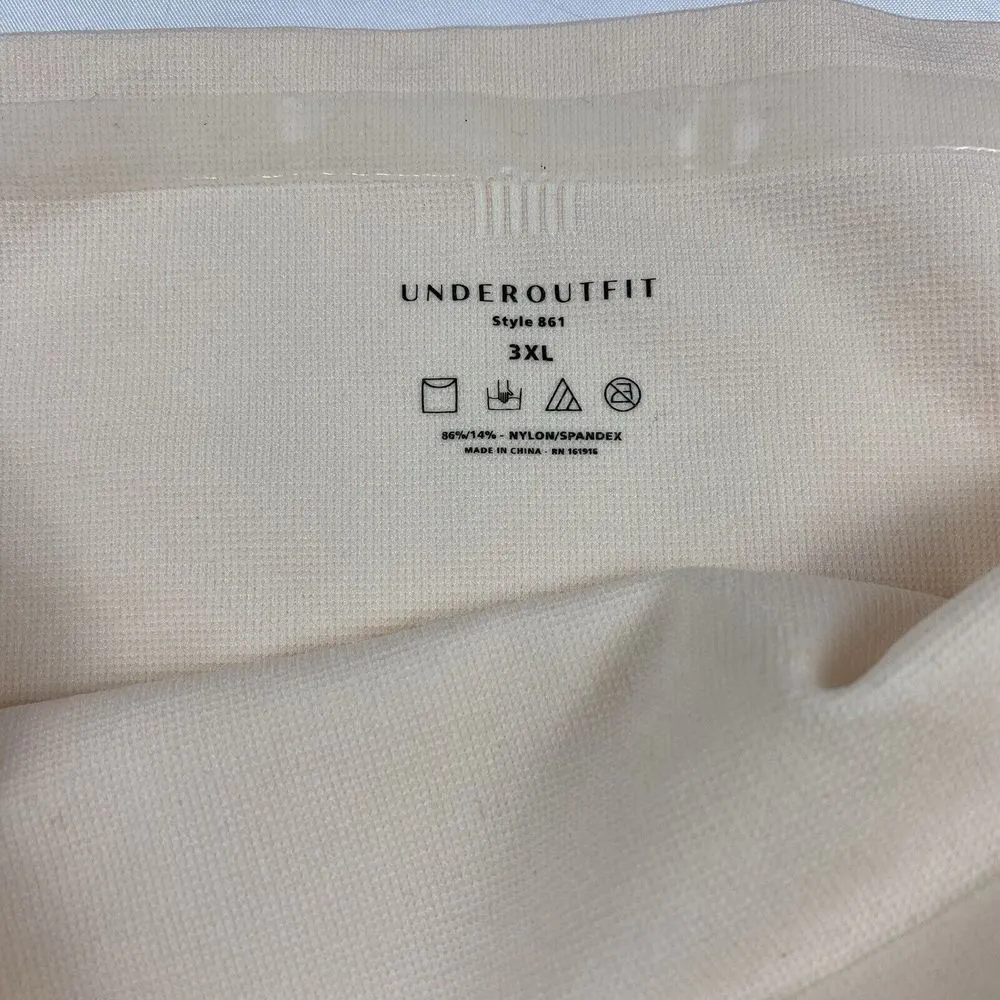 Underoutfit High Waisted Shapewear Shorts Underlayer Nude Women's Plus Size 3XL Tan Size undefined - Image 3