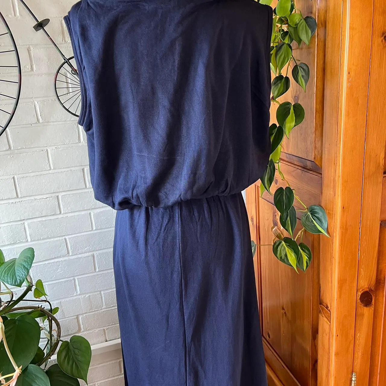 Go Couture Navy Sleeveless Maxi Dress - Image 5