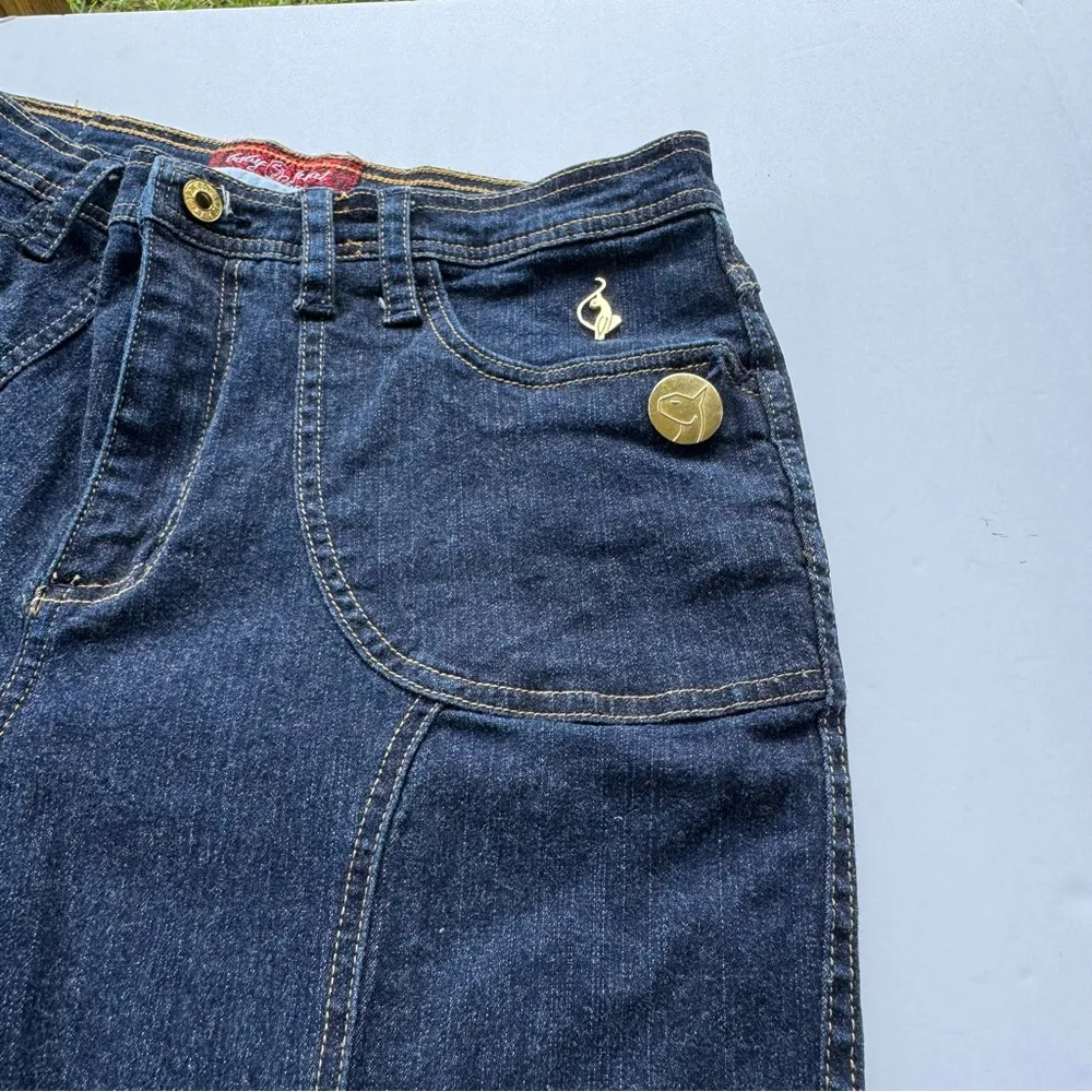 Baby Phat Denim with Gold Details Women’s Capri  16 - Image 11