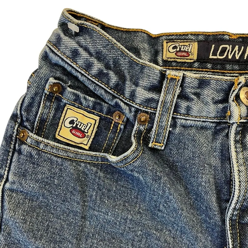 Vintage cruel girl slim low rise cropped jeans - Image 2