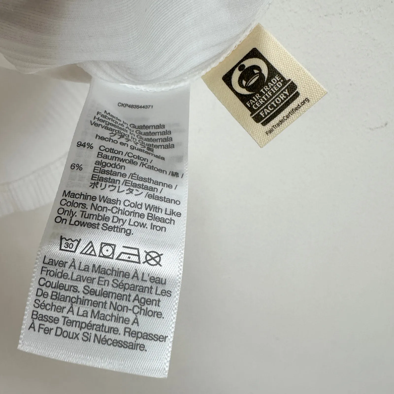 Madewell The Tailored Crop Tank Top Sleekhold Ribbed Square Neck White XXS NWT - Image 9