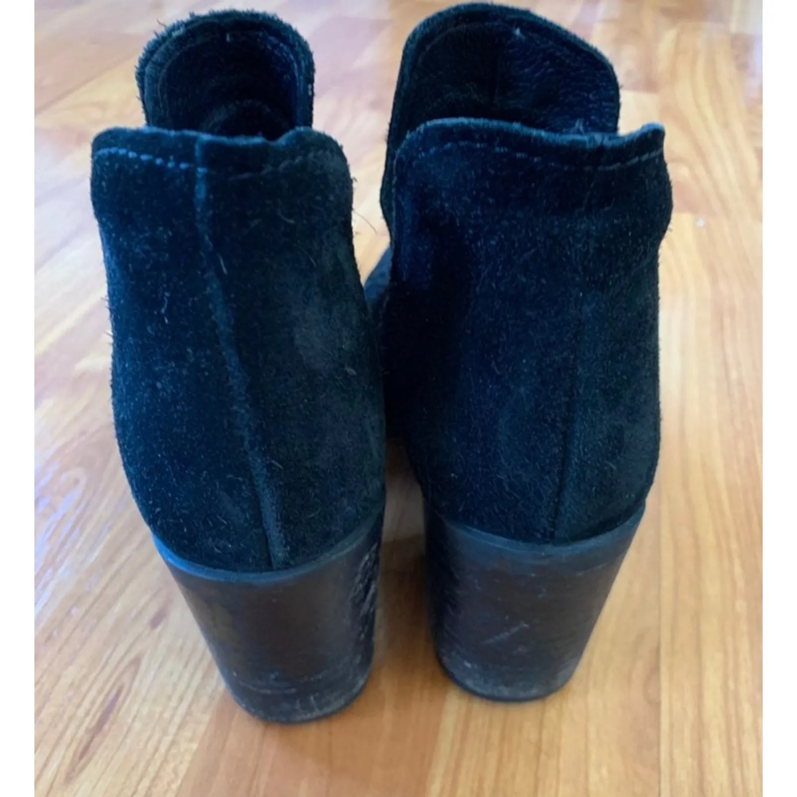 Steve Madden Black Suede Boots‎ - Image 4