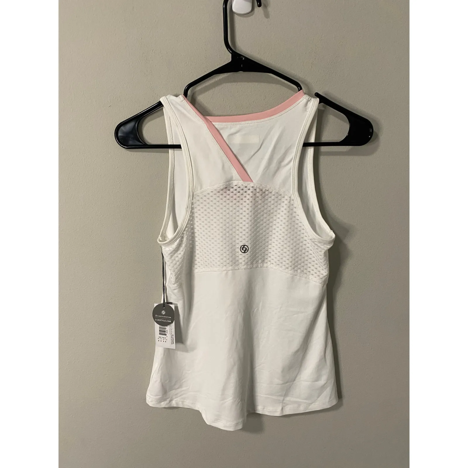 New Lija Active Wear Tank Top, White Size Small - Image 2