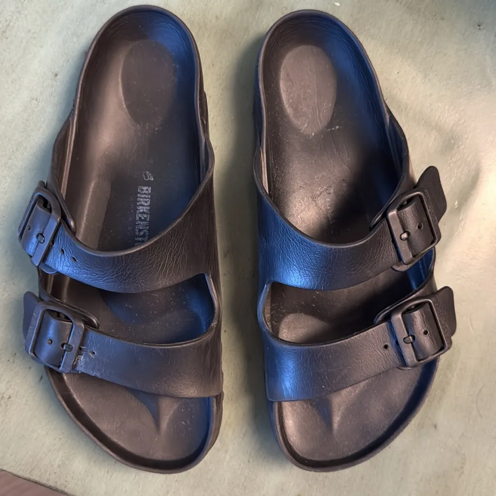 Birkenstock Arizona Eva Black Slide Sandals Water Friendly Size 41 - Image 2